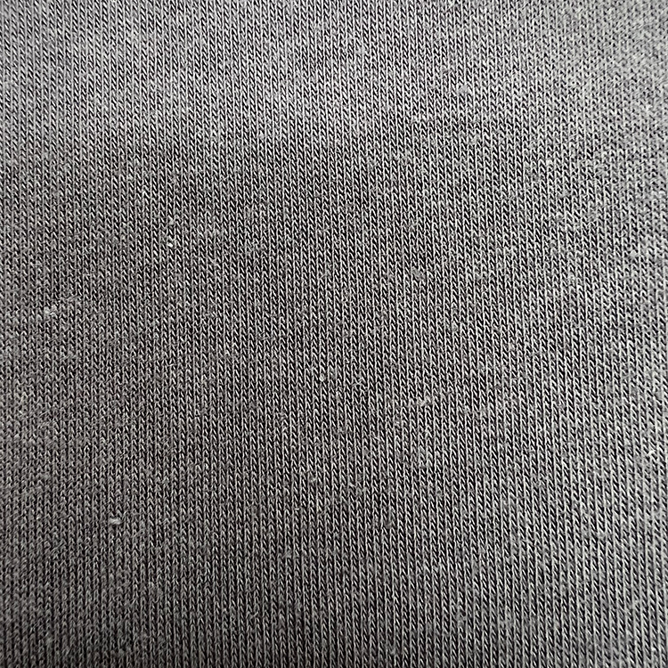 Holzkohlegrau Feste weiche Sweatshirt -Fleece -Stoff