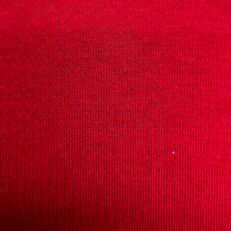 Scharlachrote Dehnung feiner Sweatshirt -Fleece -Strickstoff