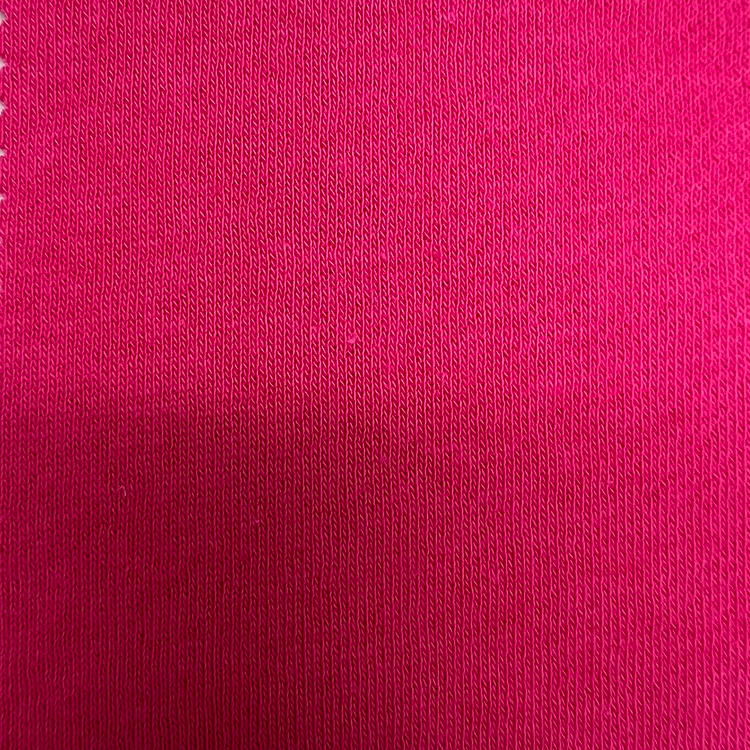 Magenta Red Stretch Sweatshirt Fleece Stoff